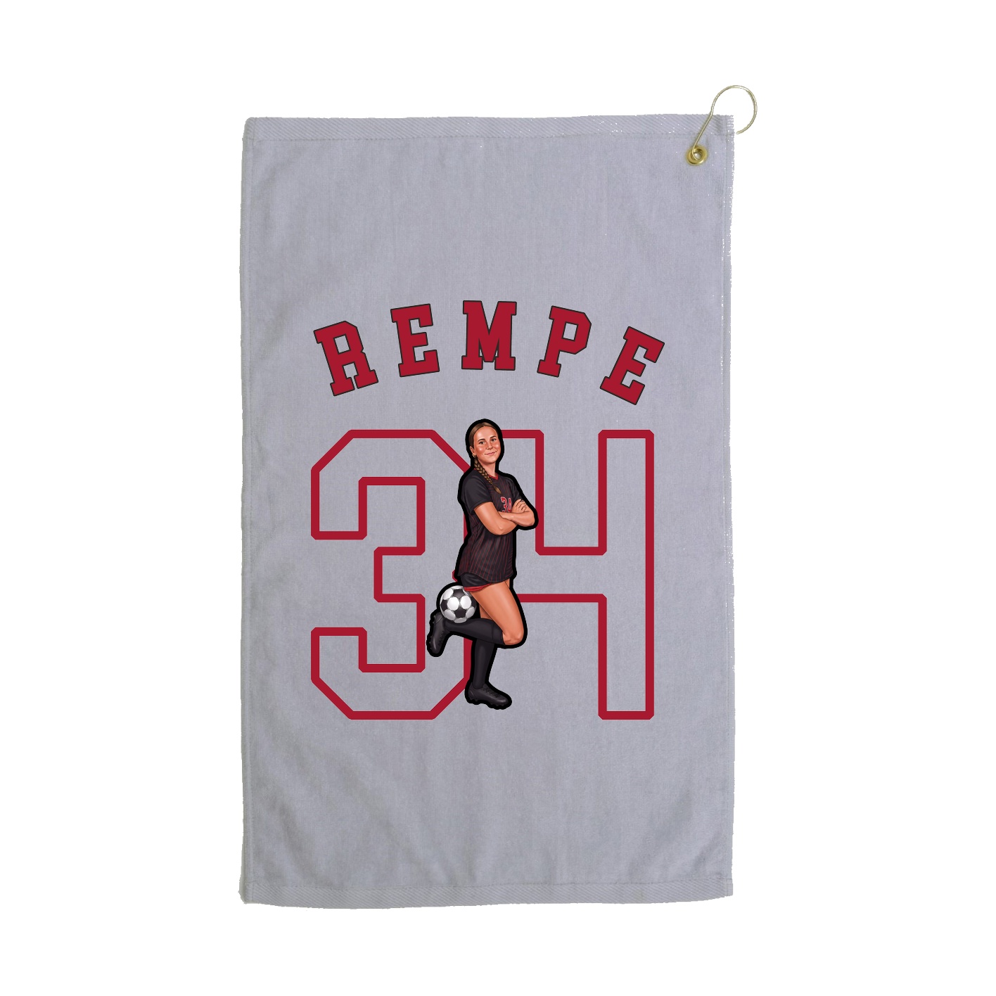Golf Towel — Shirsey Arch in Grey