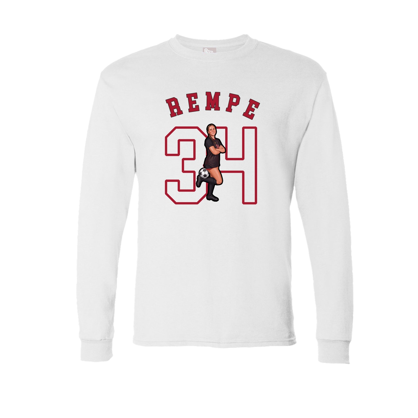 Long Sleeve Tee — Shirsey Arch in White