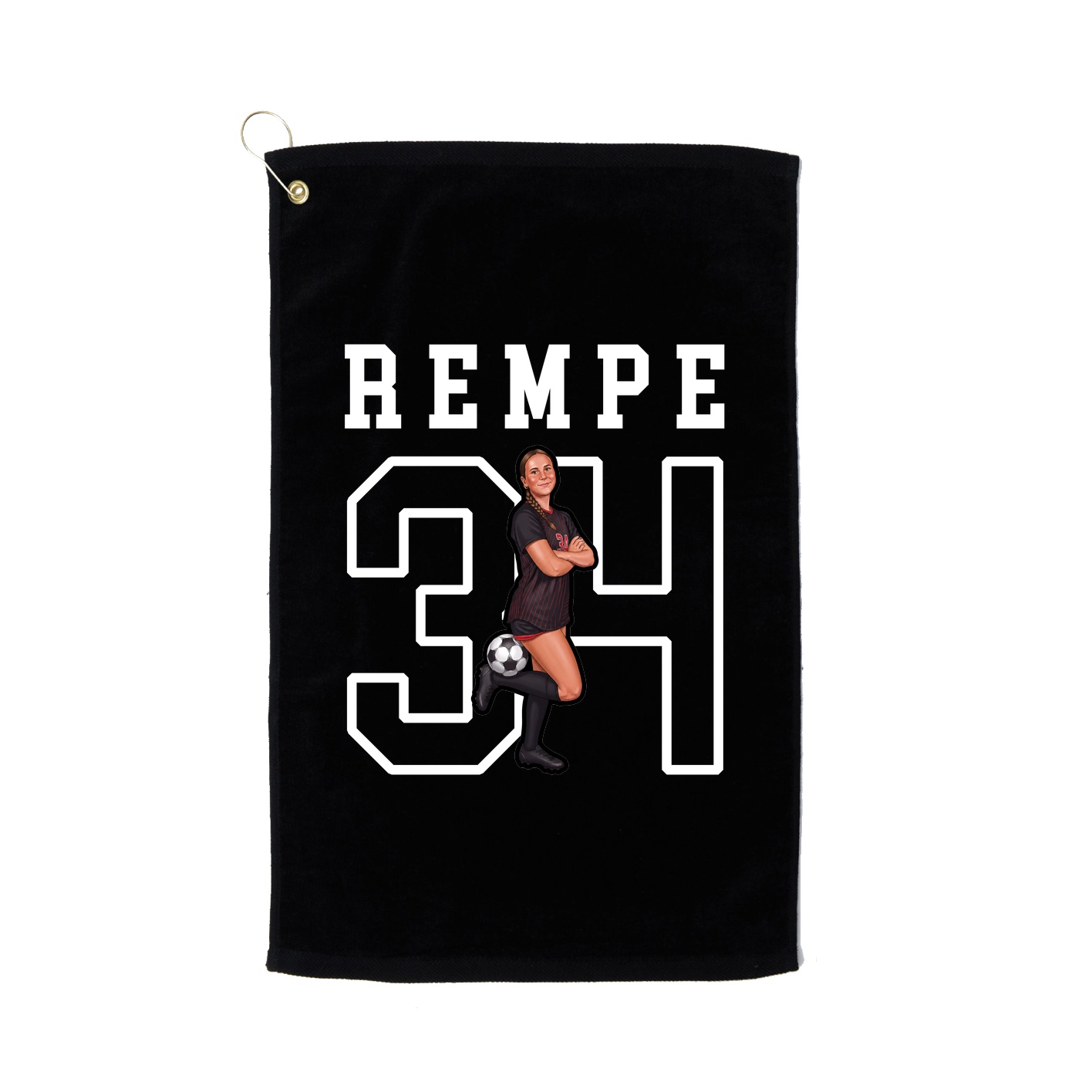 Golf Towel — Shirsey in Black