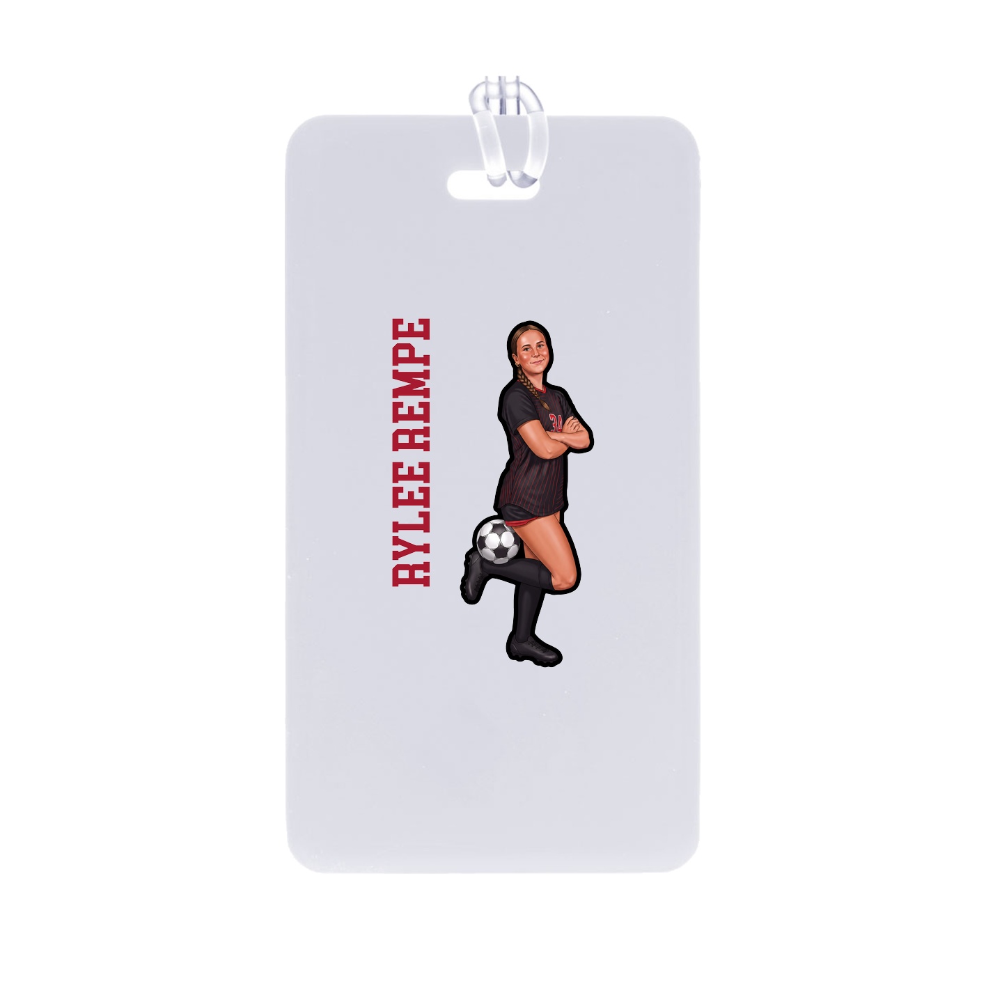 Bag Tag — Name Vertical in Classic