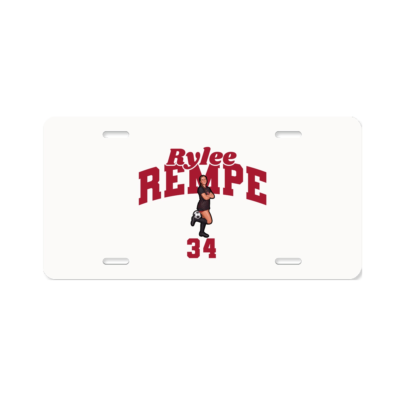 License Plate — Signature Arch in Classic