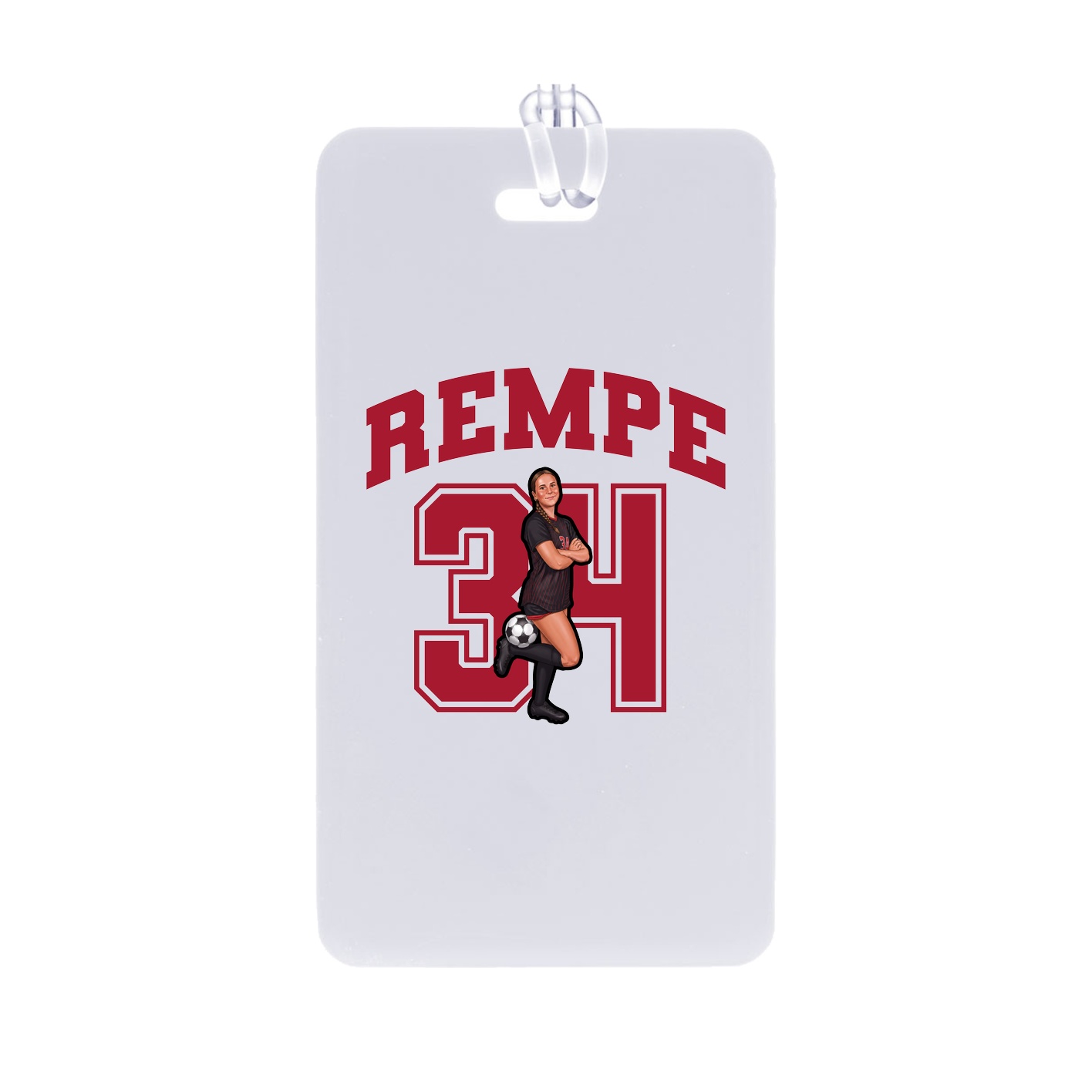 Bag Tag — Number in Classic