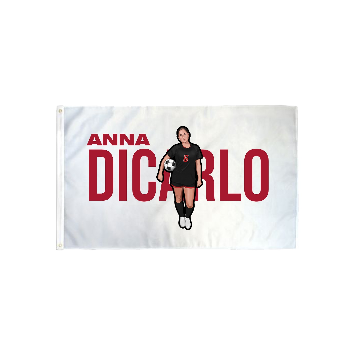 3x5 Flag — Player Name in Classic