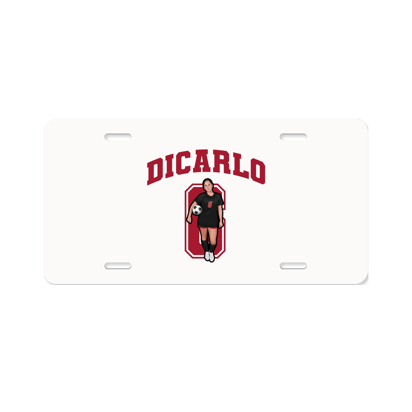 License Plate — Number in Classic