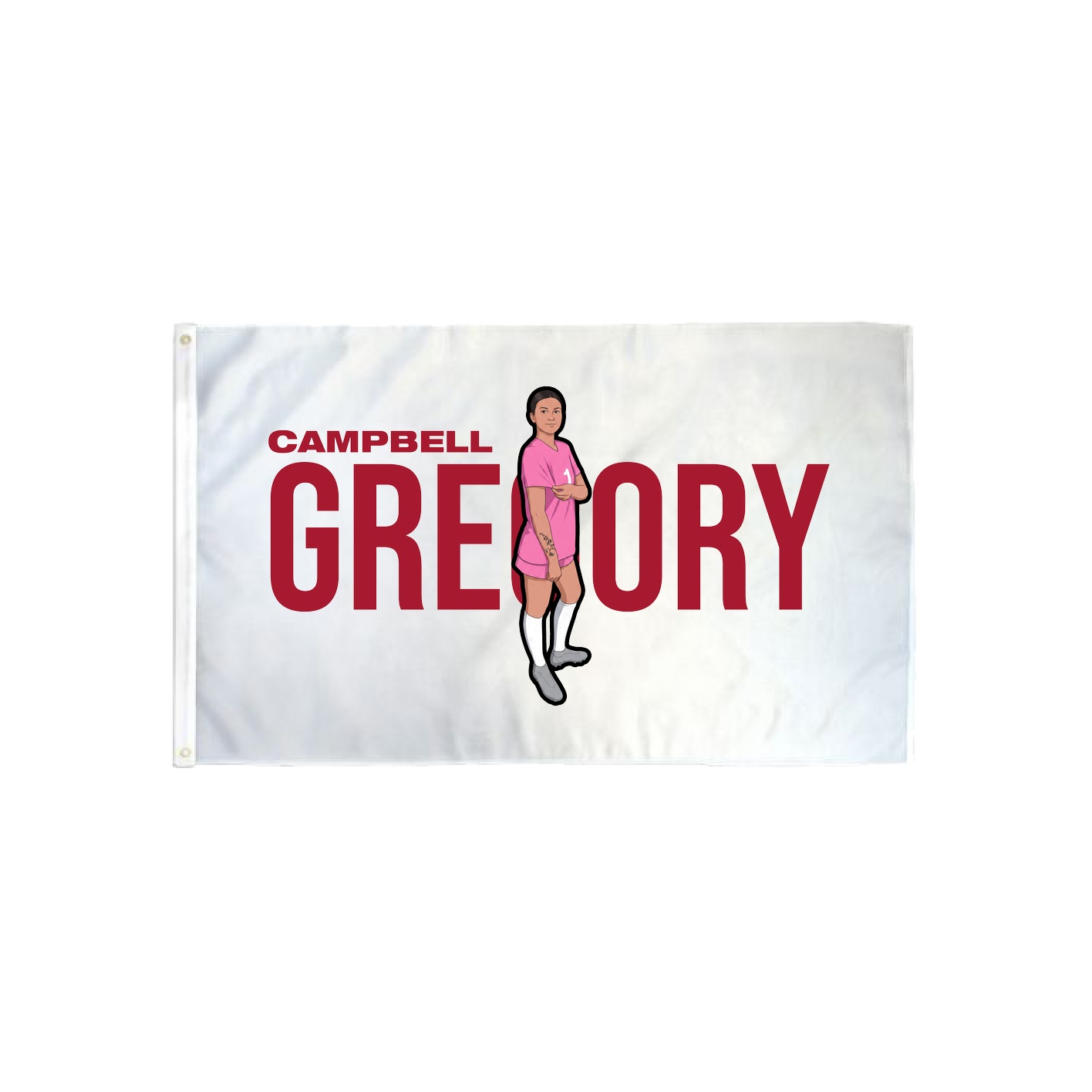 3x5 Flag — Player Name in Classic
