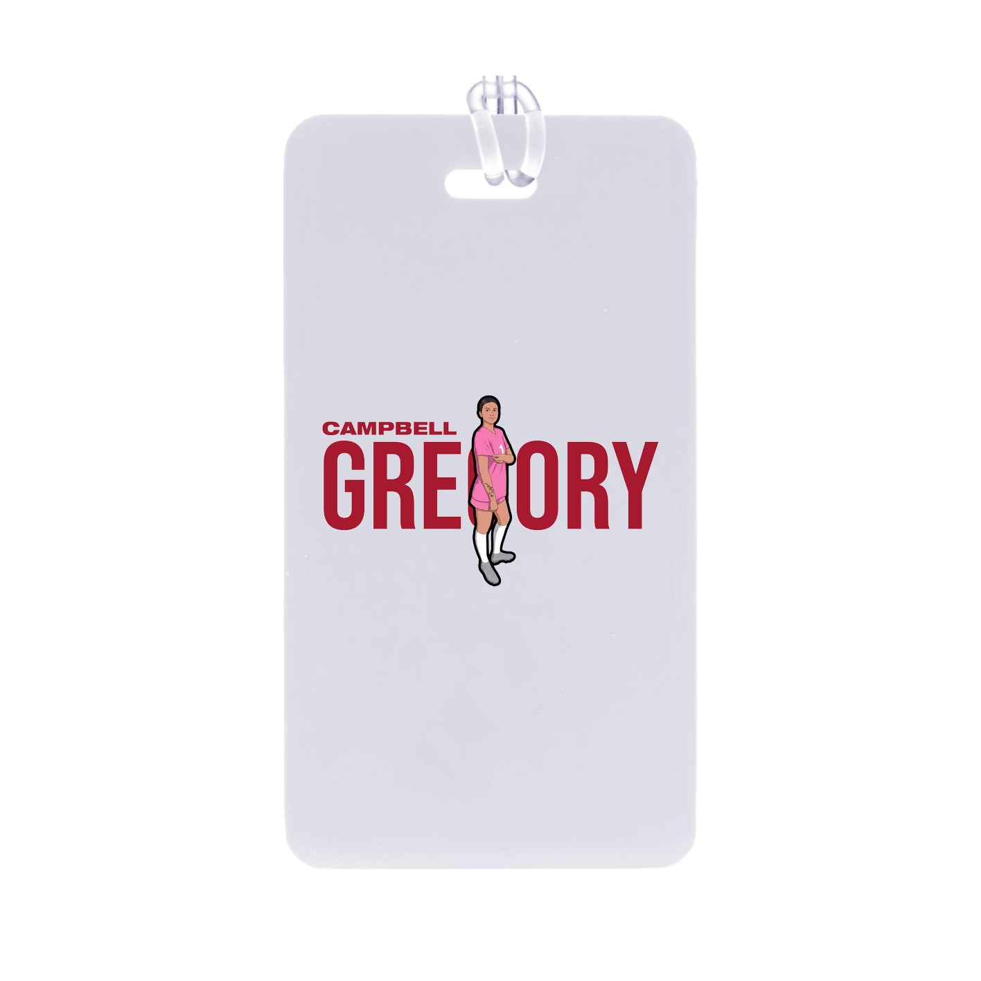 Bag Tag — Player Name in Classic