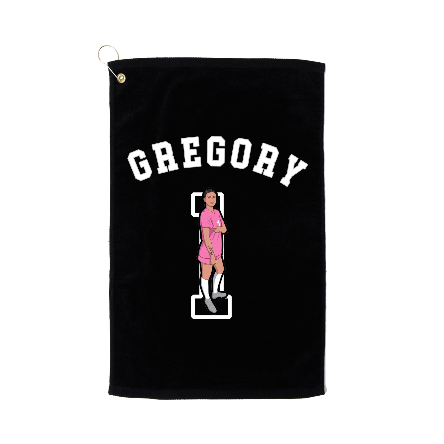 Golf Towel — Shirsey Arch in Black