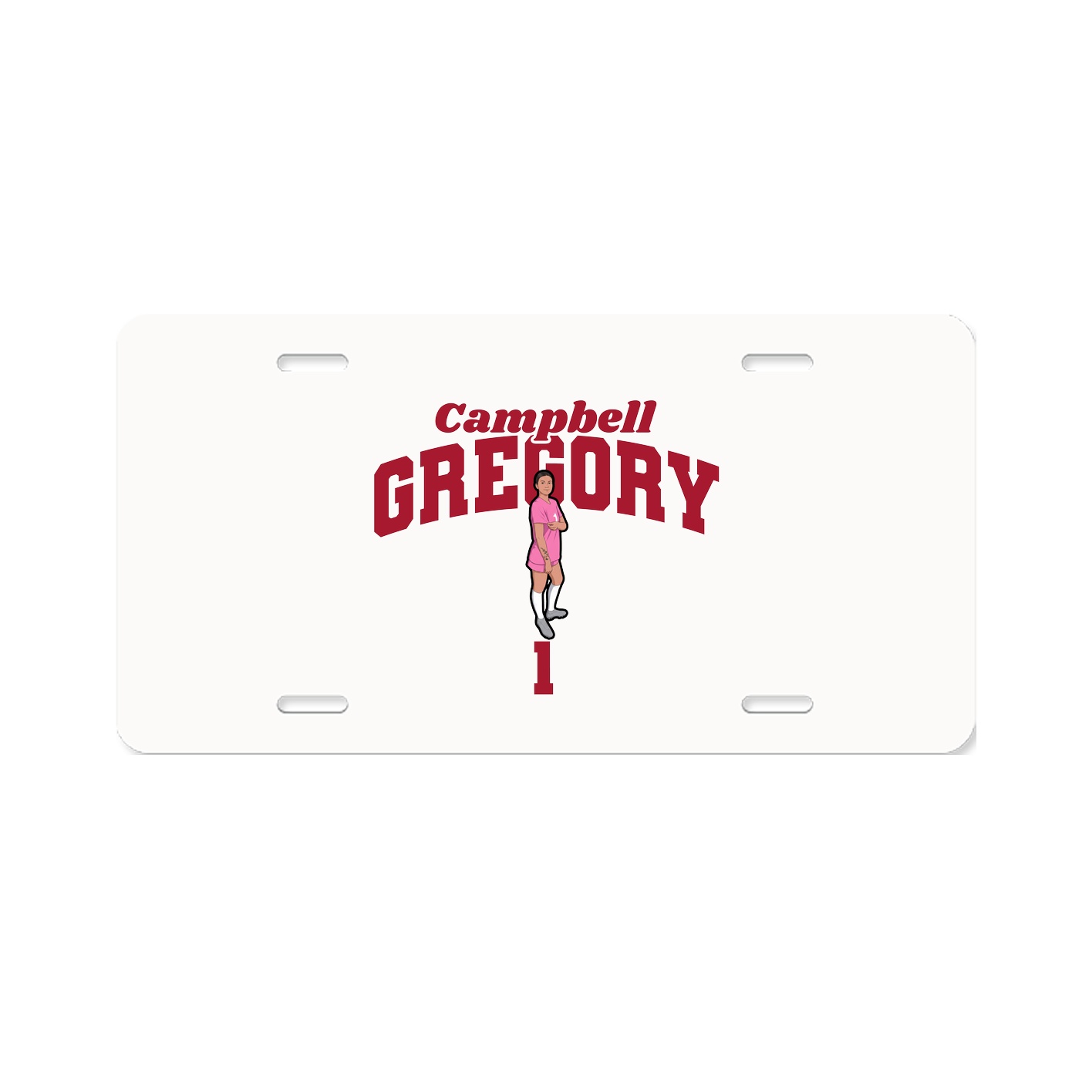 License Plate — Signature Arch in Classic