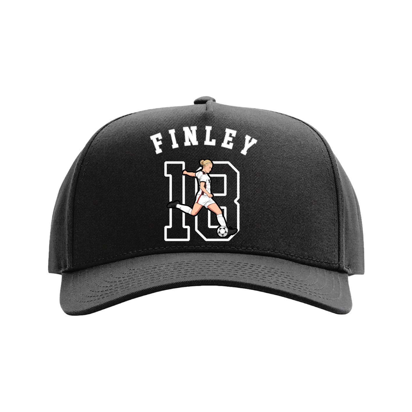 Full Fabric Five-Panel Champ Cap