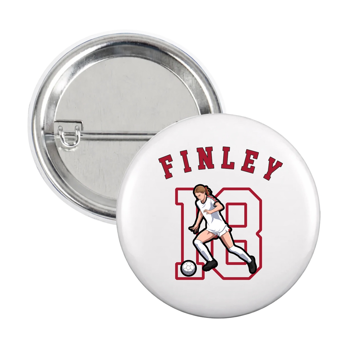 Game Day Button — Shirsey Arch in White