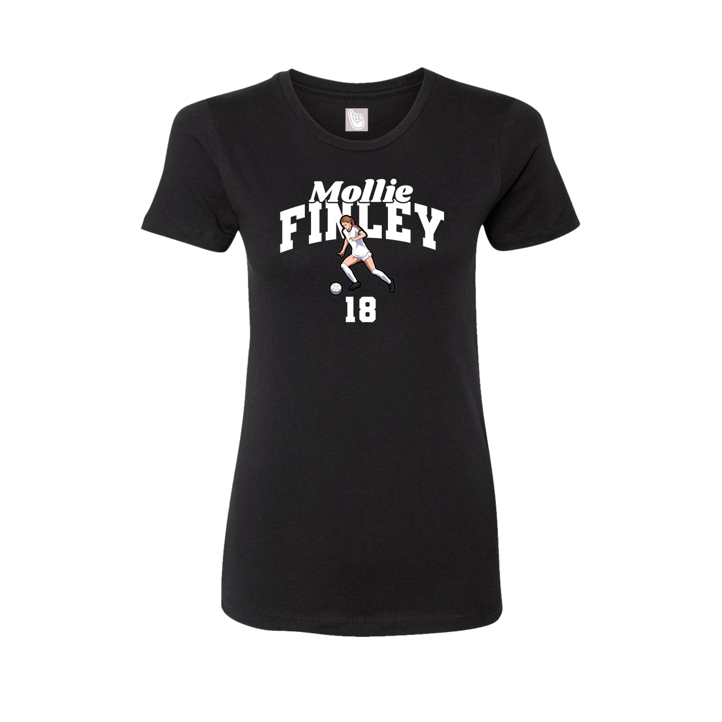 Womens Tee — Signature Arch in Black