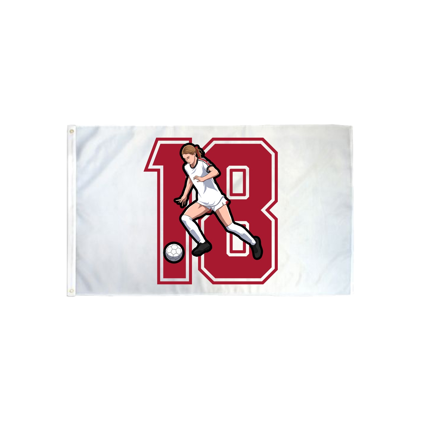3x5 Flag — Number in Classic