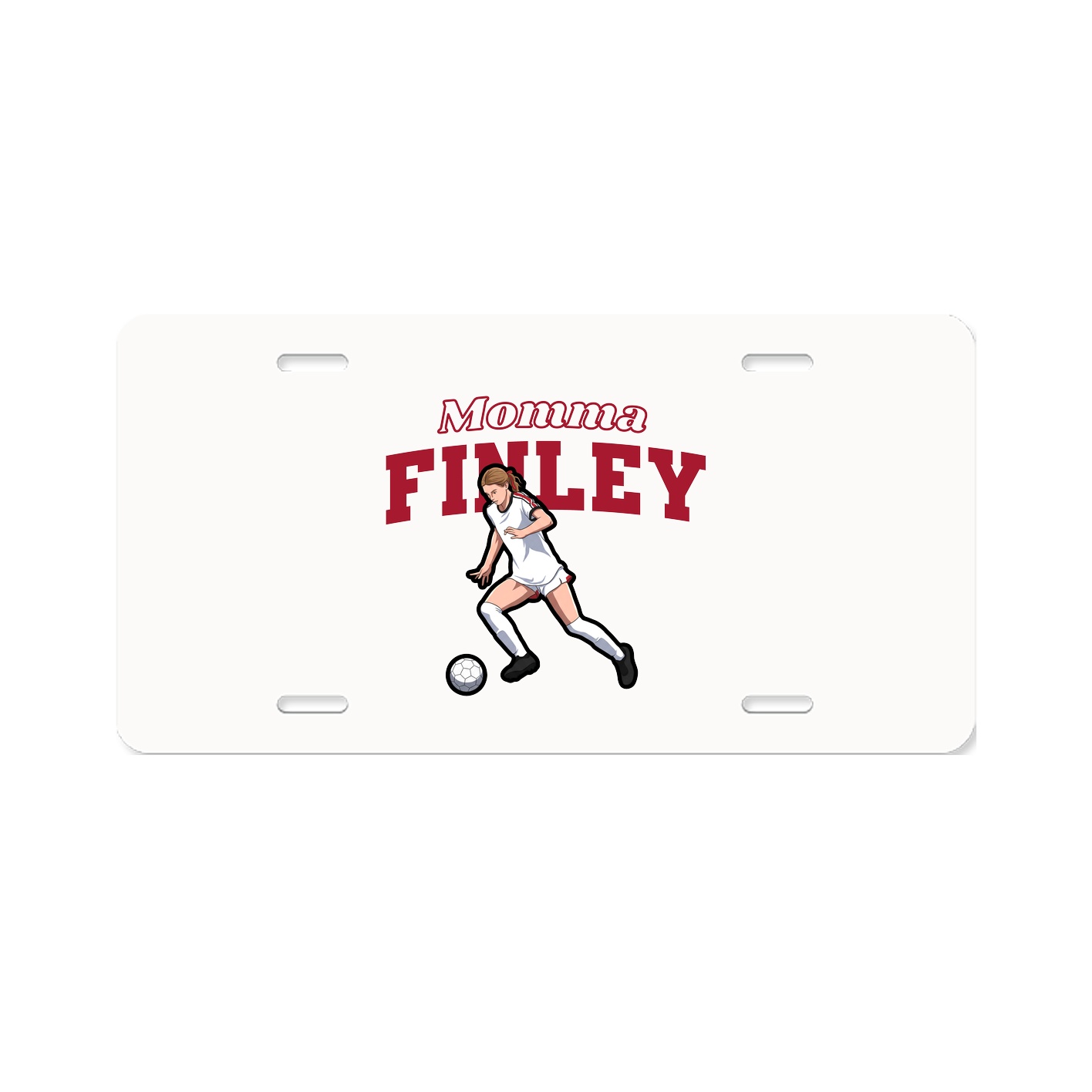 License Plate — Mothers Day Block in Classic