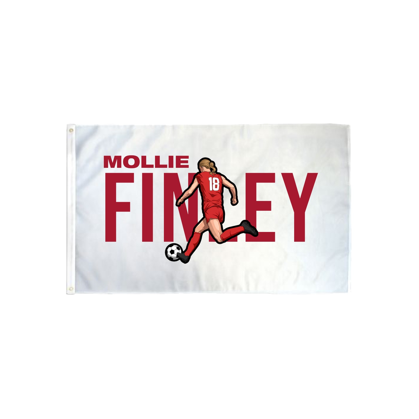 3x5 Flag — Player Name in Classic