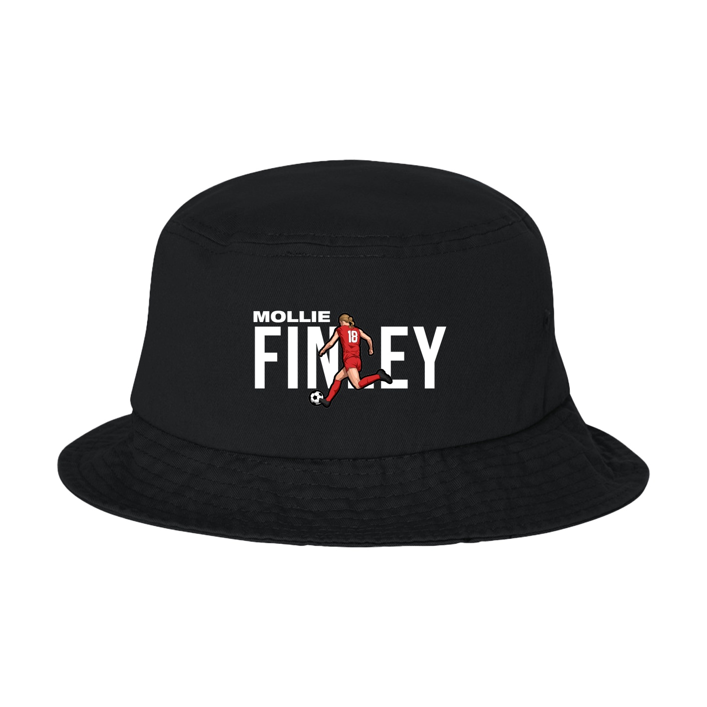 Bucket Cap — Player Name in Black