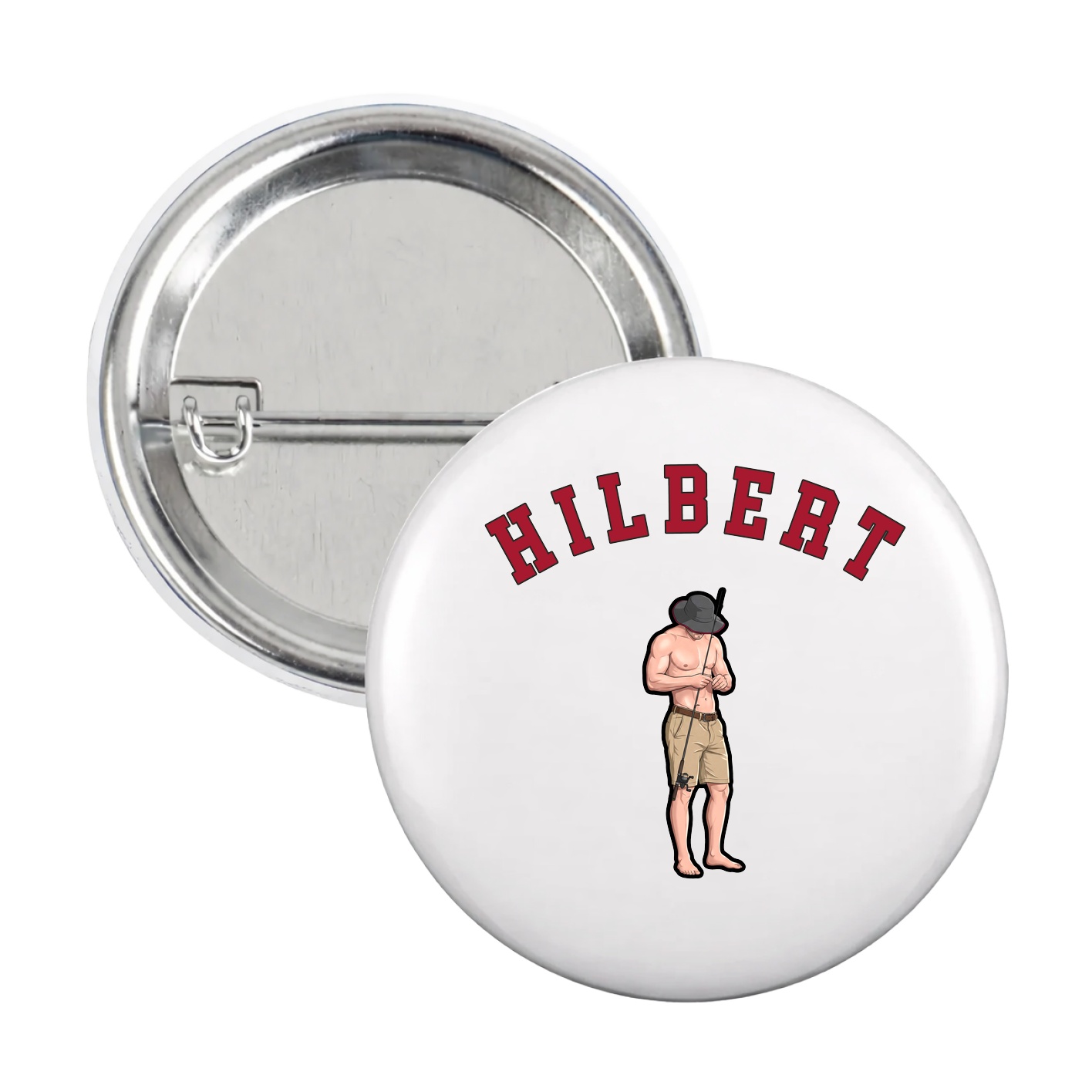 Game Day Button — Shirsey Arch in White