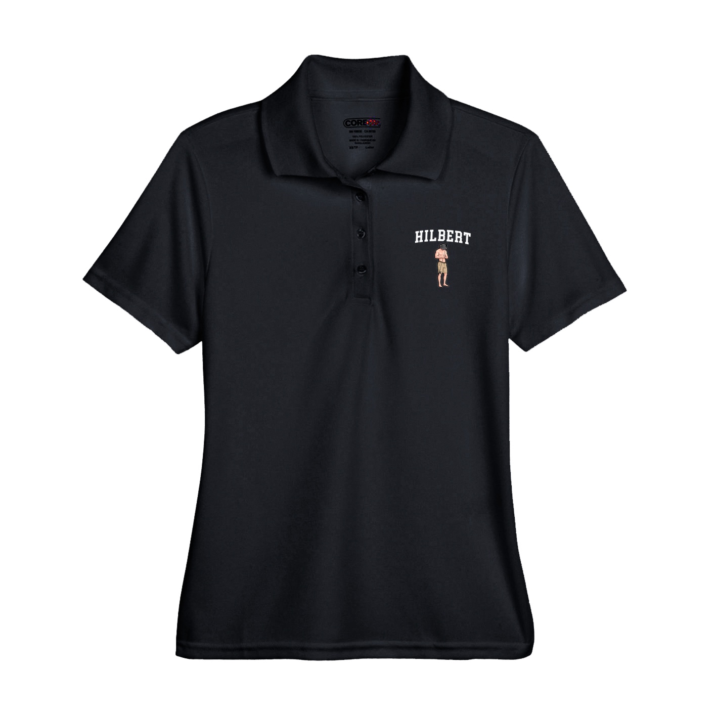 Womens Performance Polo — Shirsey in Black