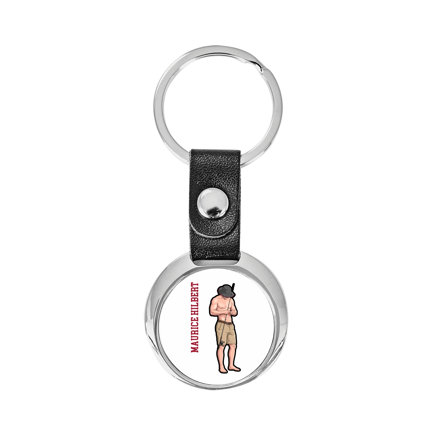Key Chain — Name Vertical in Classic