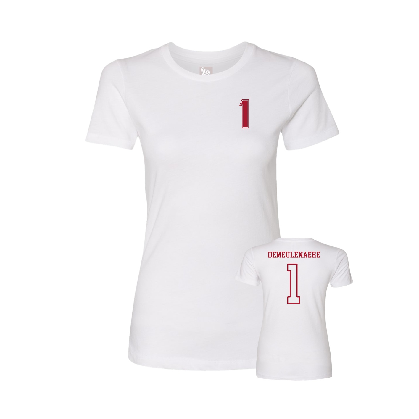 Womens Tee — Chest Back in White