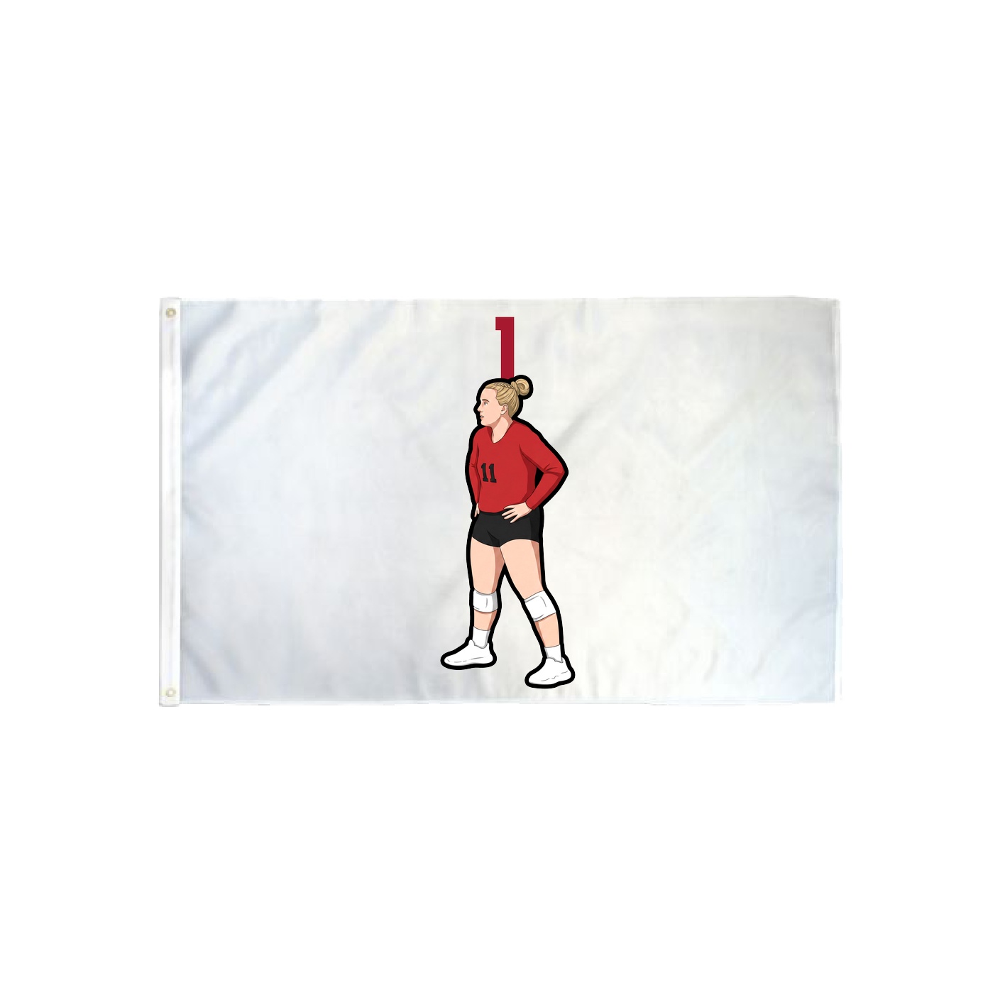 3x5 Flag — Number Top in Classic