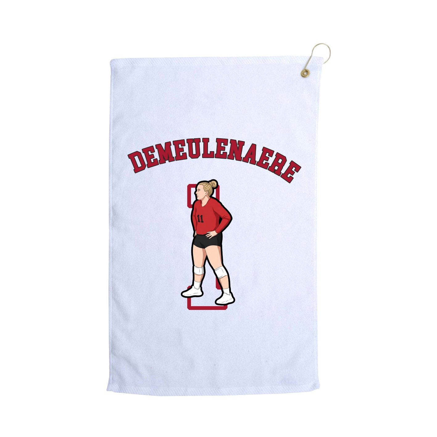 Golf Towel — Shirsey Arch in White