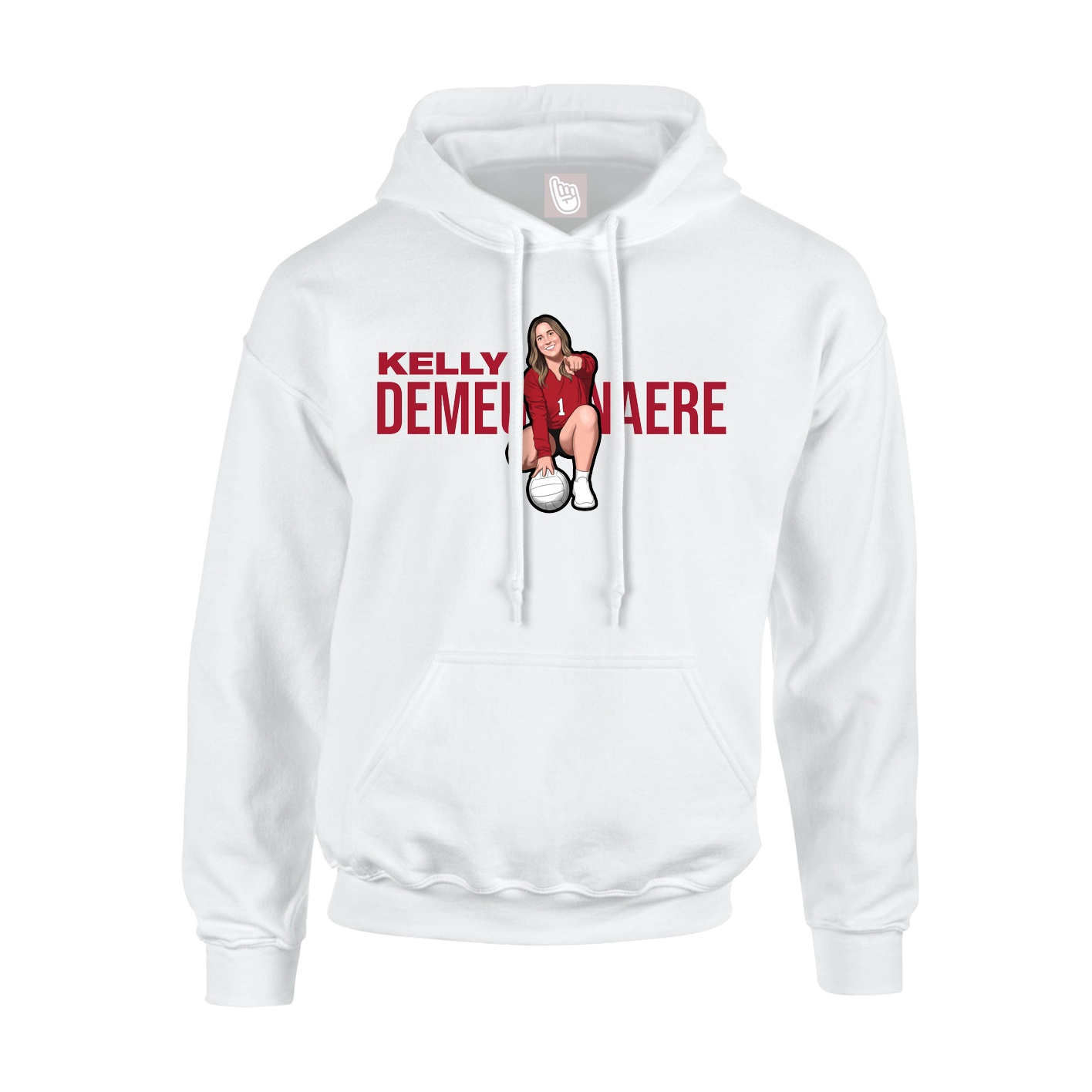Hoodie — Player Name in White