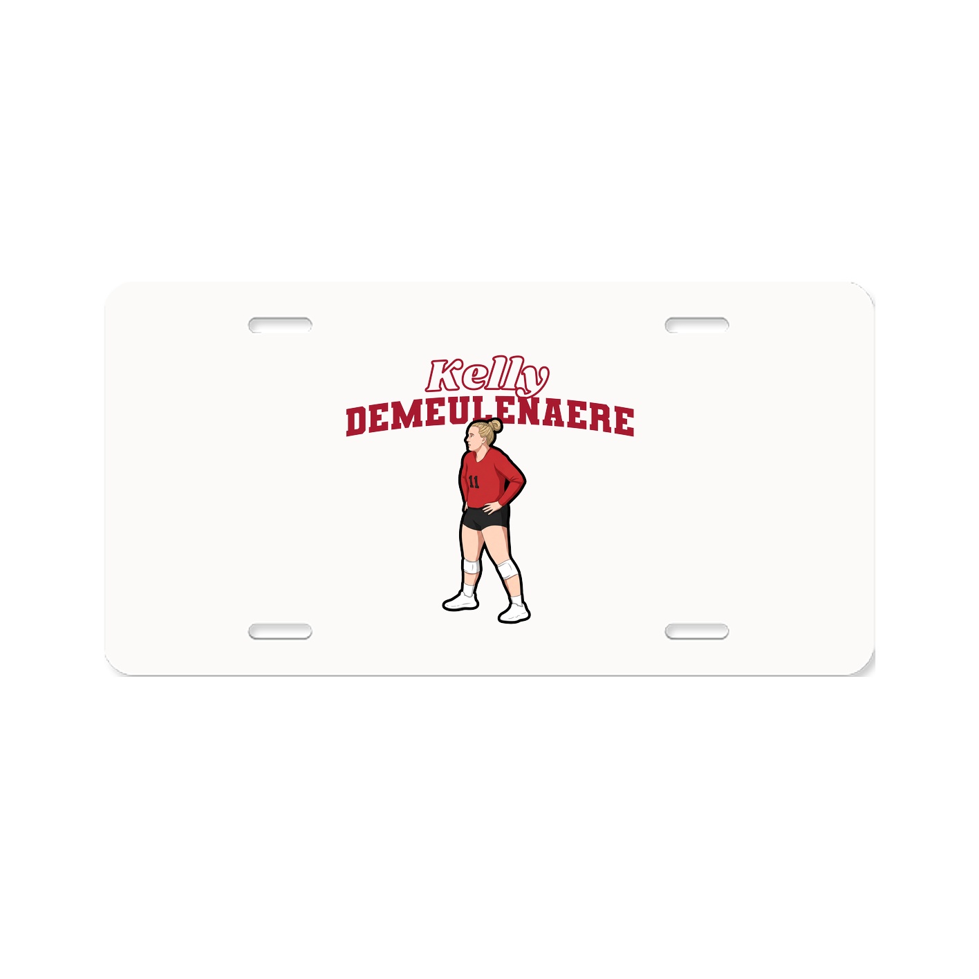 License Plate — Name Arch in Classic