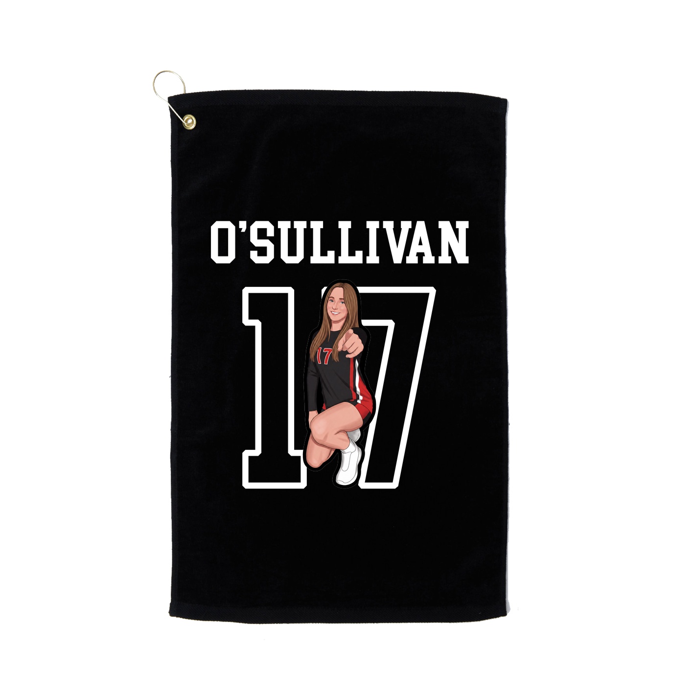 Golf Towel — Shirsey in Black