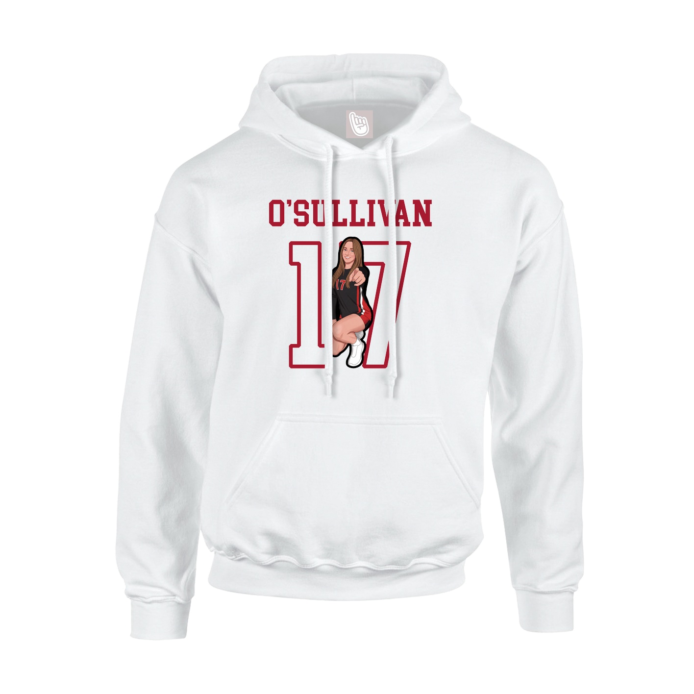 Youth Hoodie — Shirsey in White