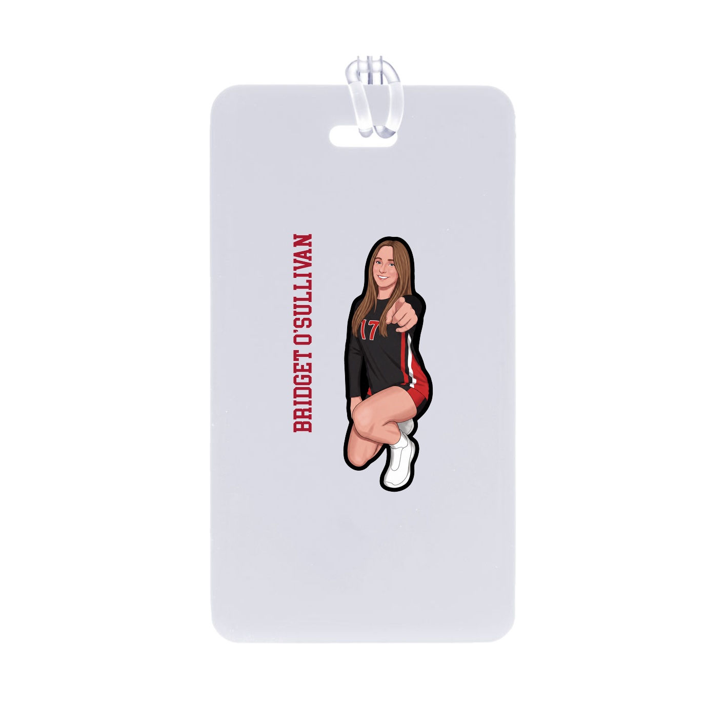 Bag Tag — Name Vertical in Classic