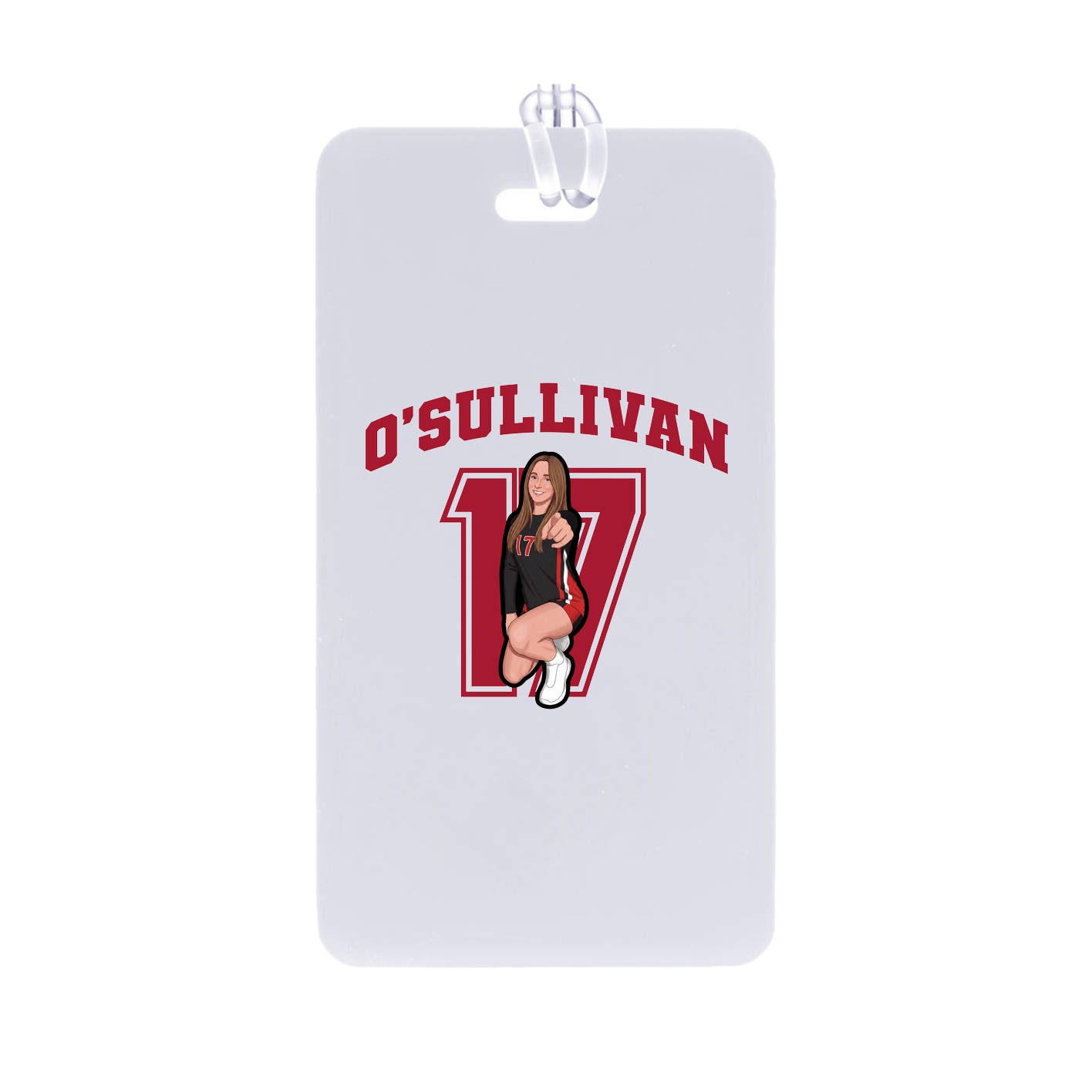Bag Tag — Number in Classic