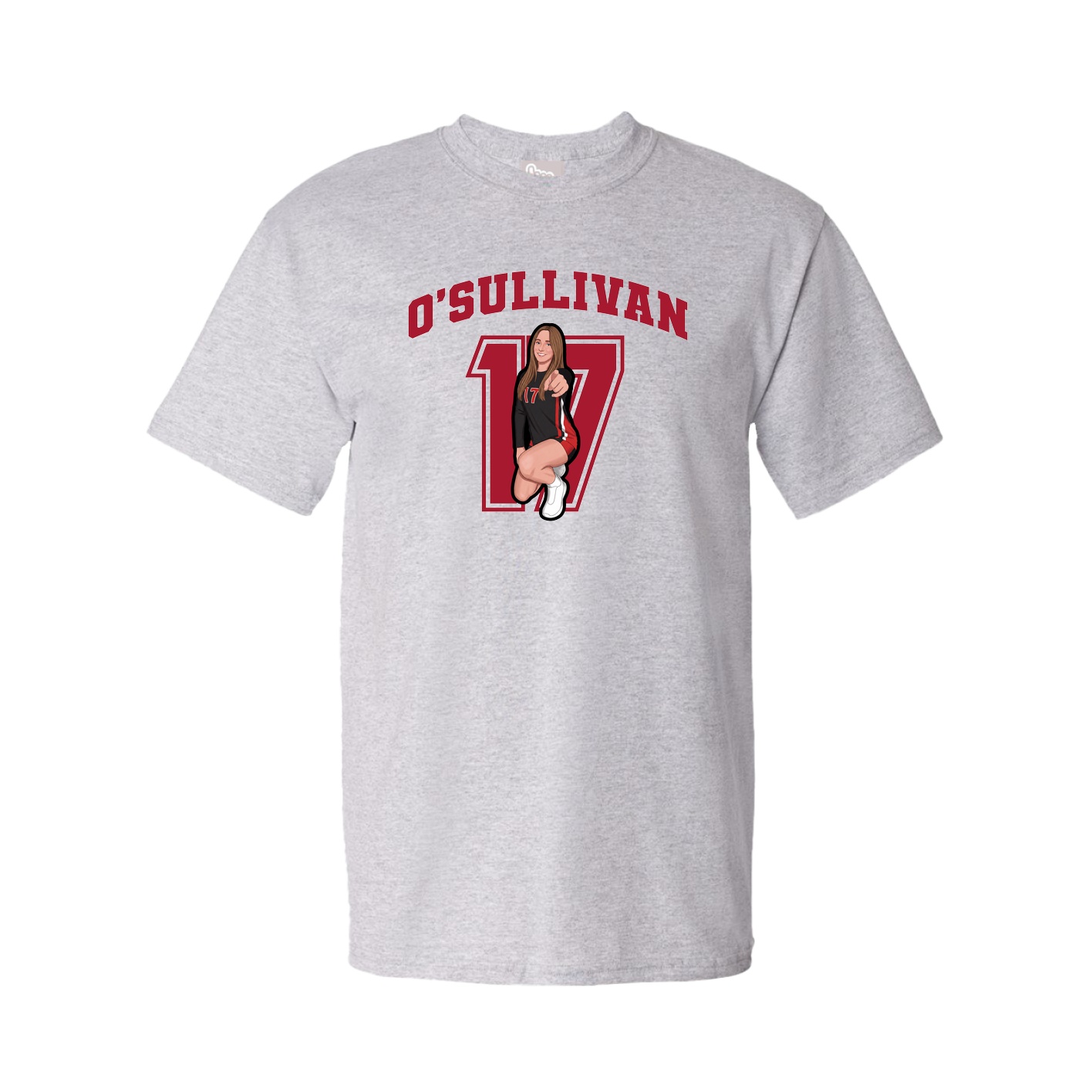 Tee — Number in Grey