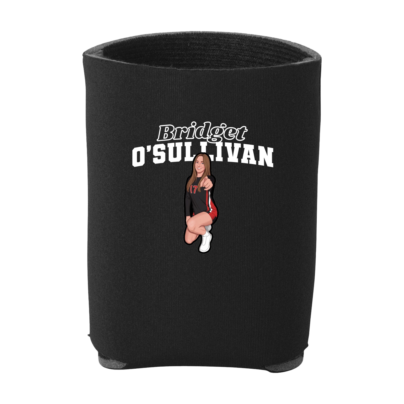 Can Holder — Name Arch in Black