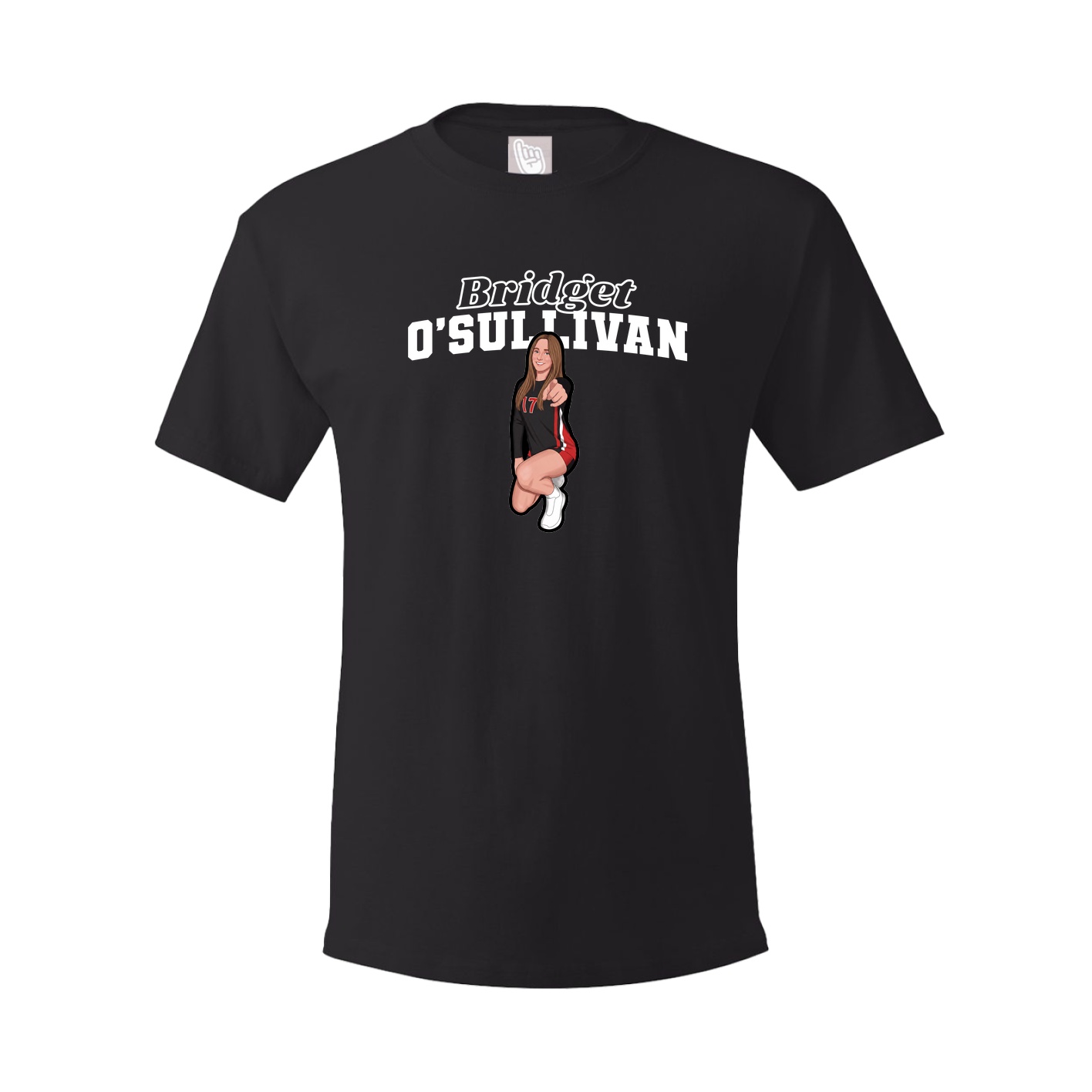 Youth Tee — Name Arch in Black