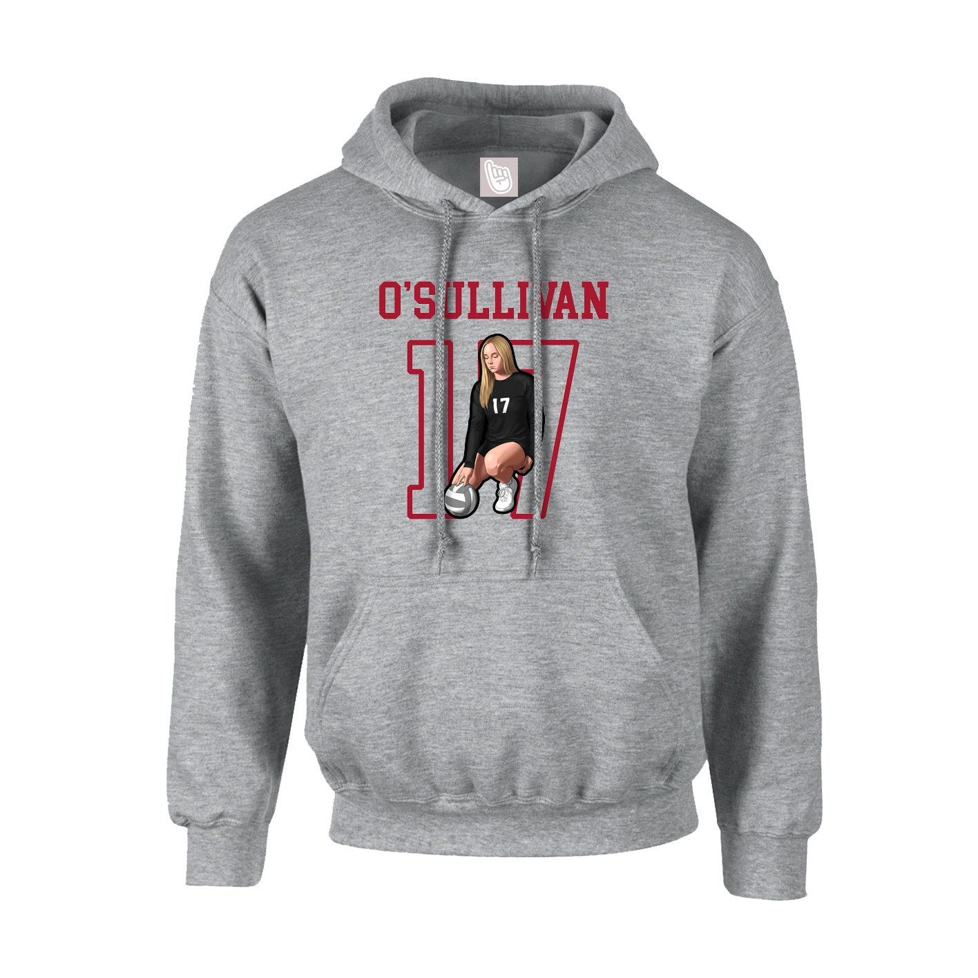 Hoodie — Shirsey in Grey