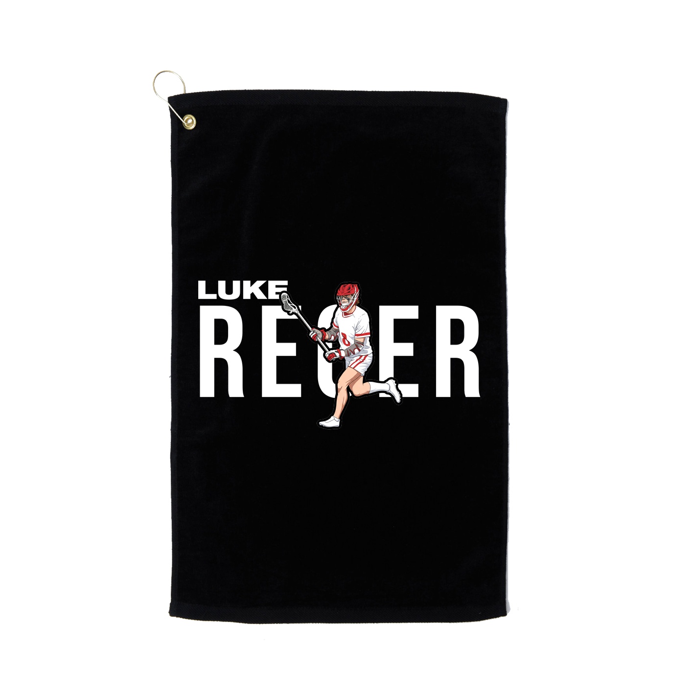 Golf Towel — Player Name in Black
