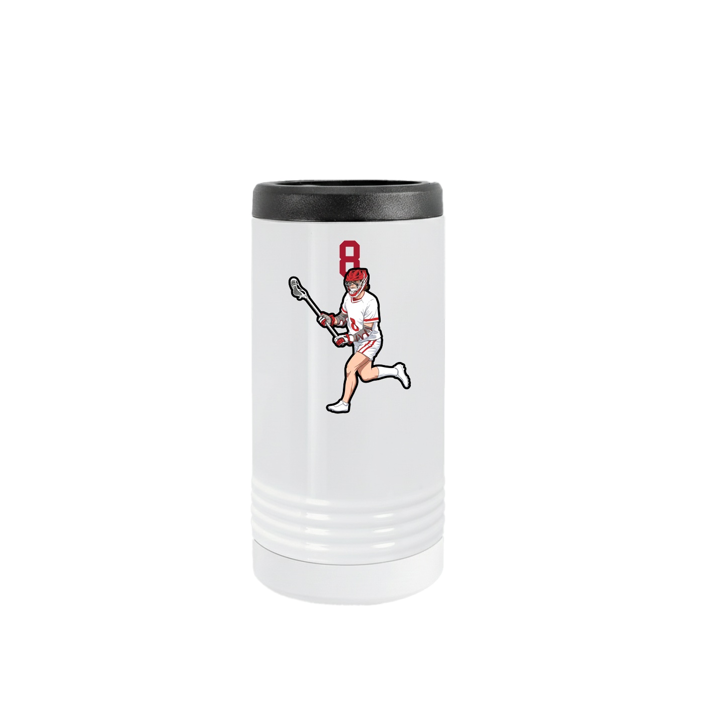Slim Beverage Holder — Number Top in White