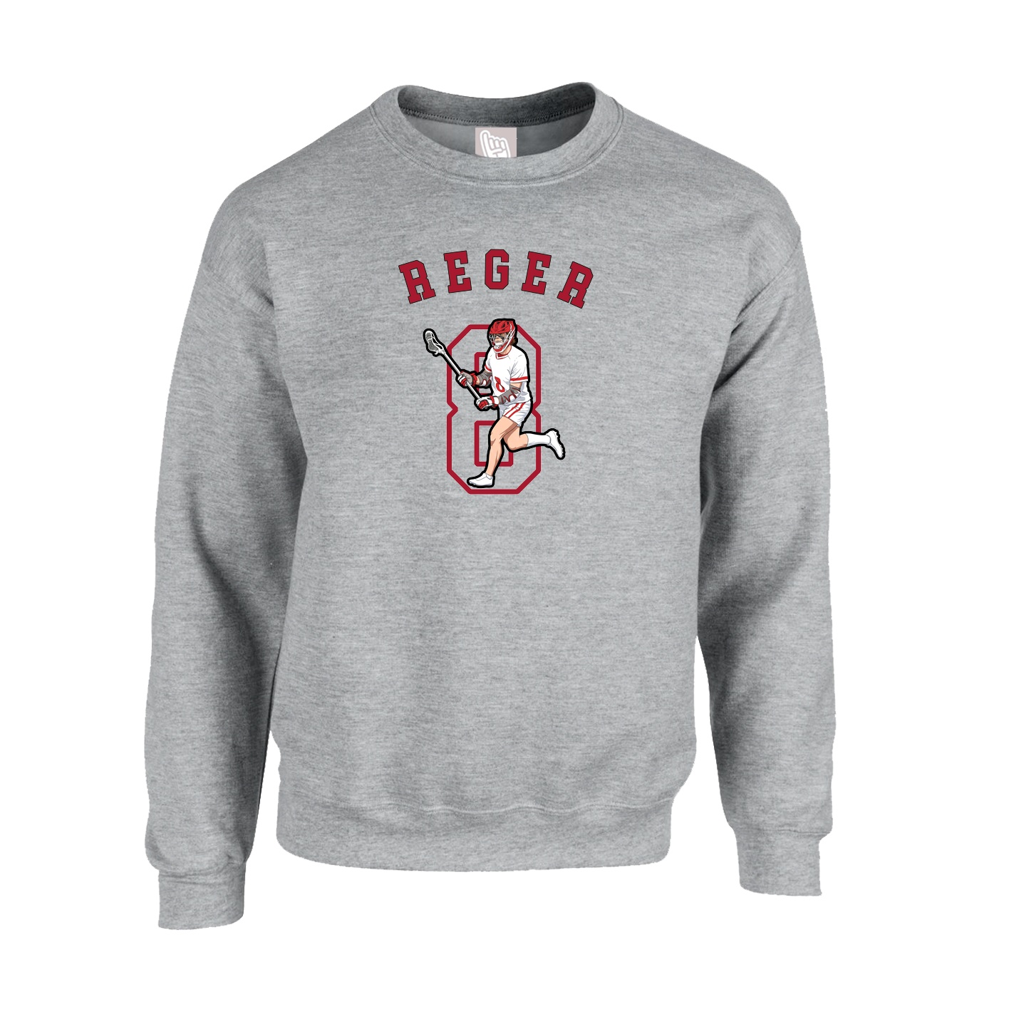 Fleece Crew — Shirsey Arch in Grey