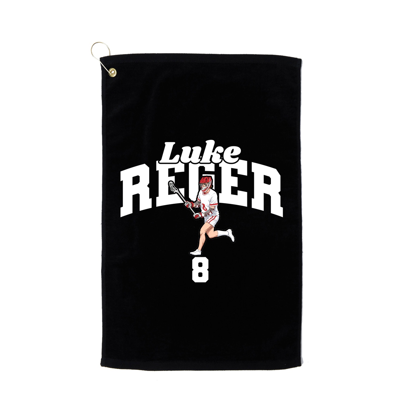Golf Towel — Signature Arch in Black