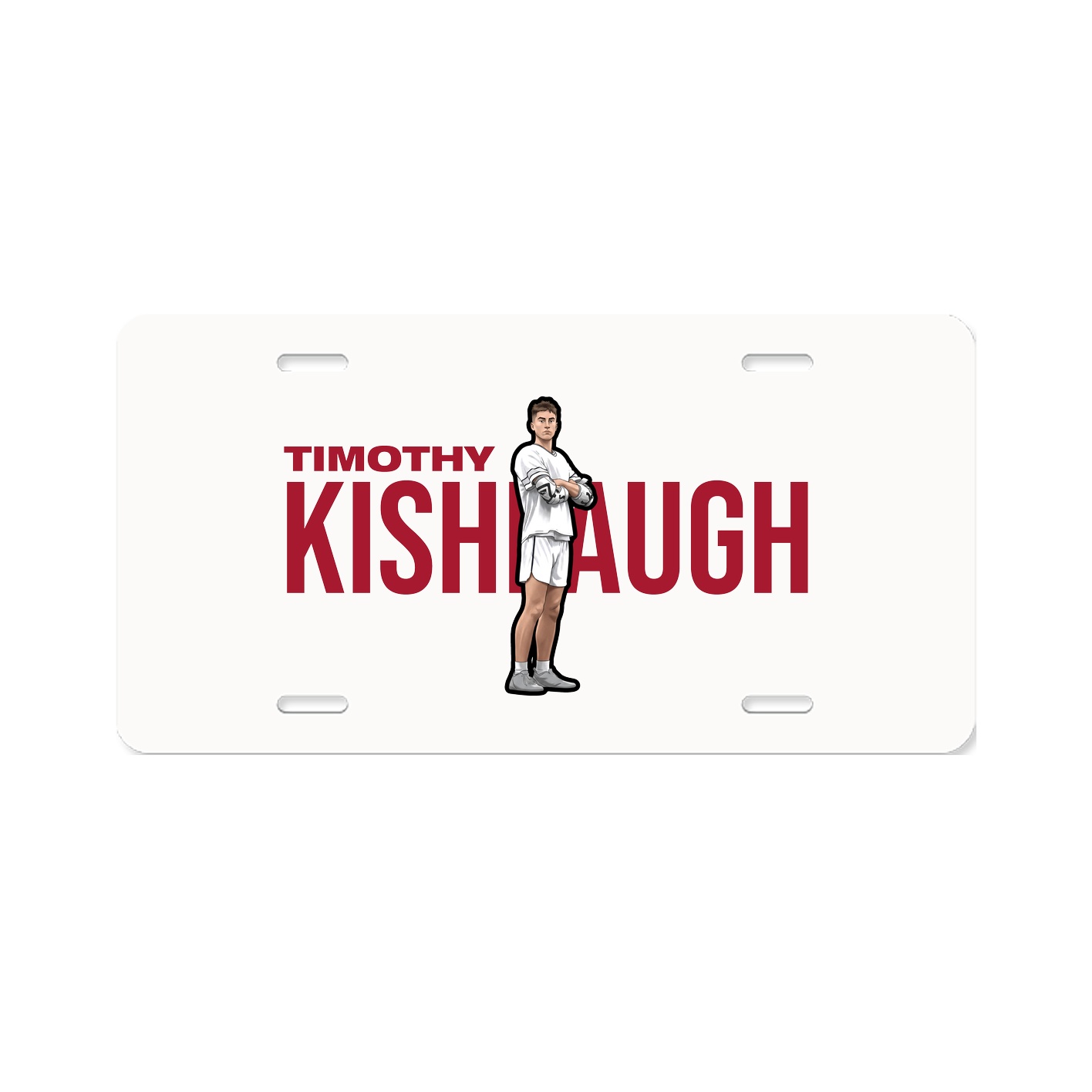 License Plate — Player Name in Classic