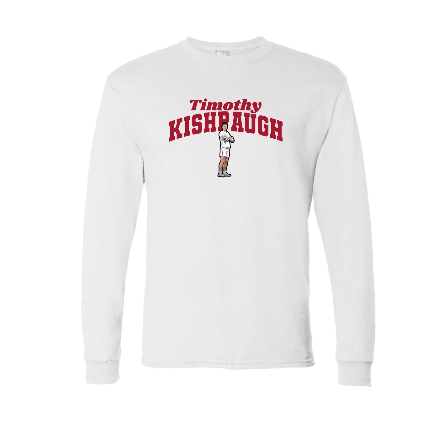 Long Sleeve Tee — Signature Arch in White