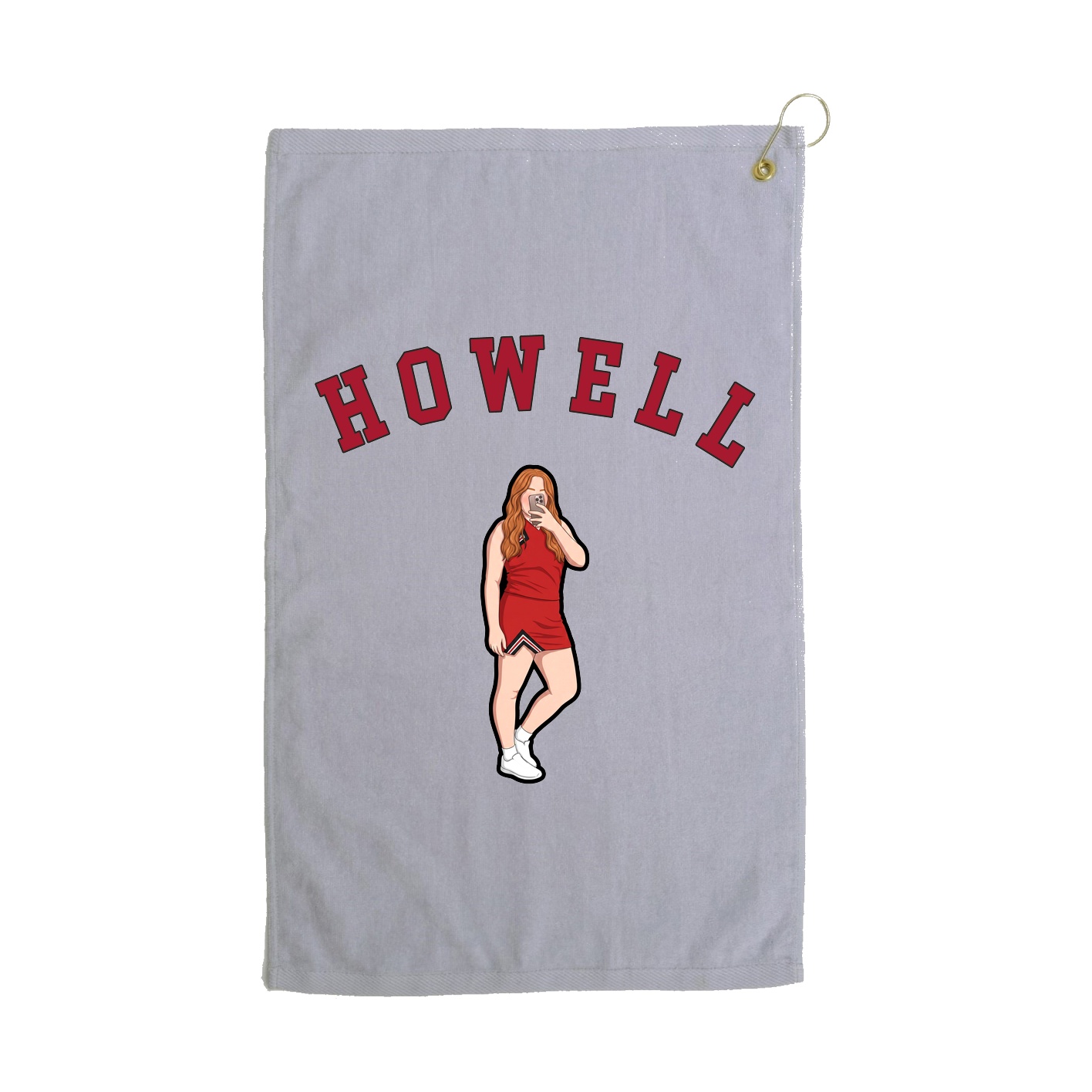 Golf Towel — Shirsey Arch in Grey