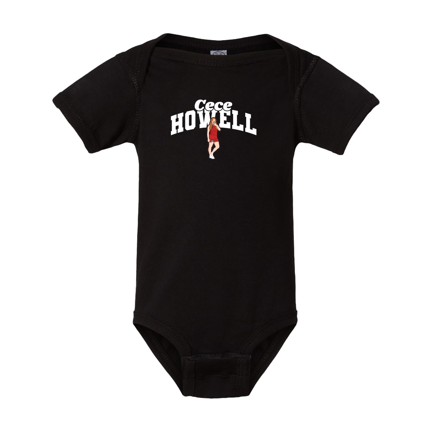 Baby Onesie — Signature Arch in Black