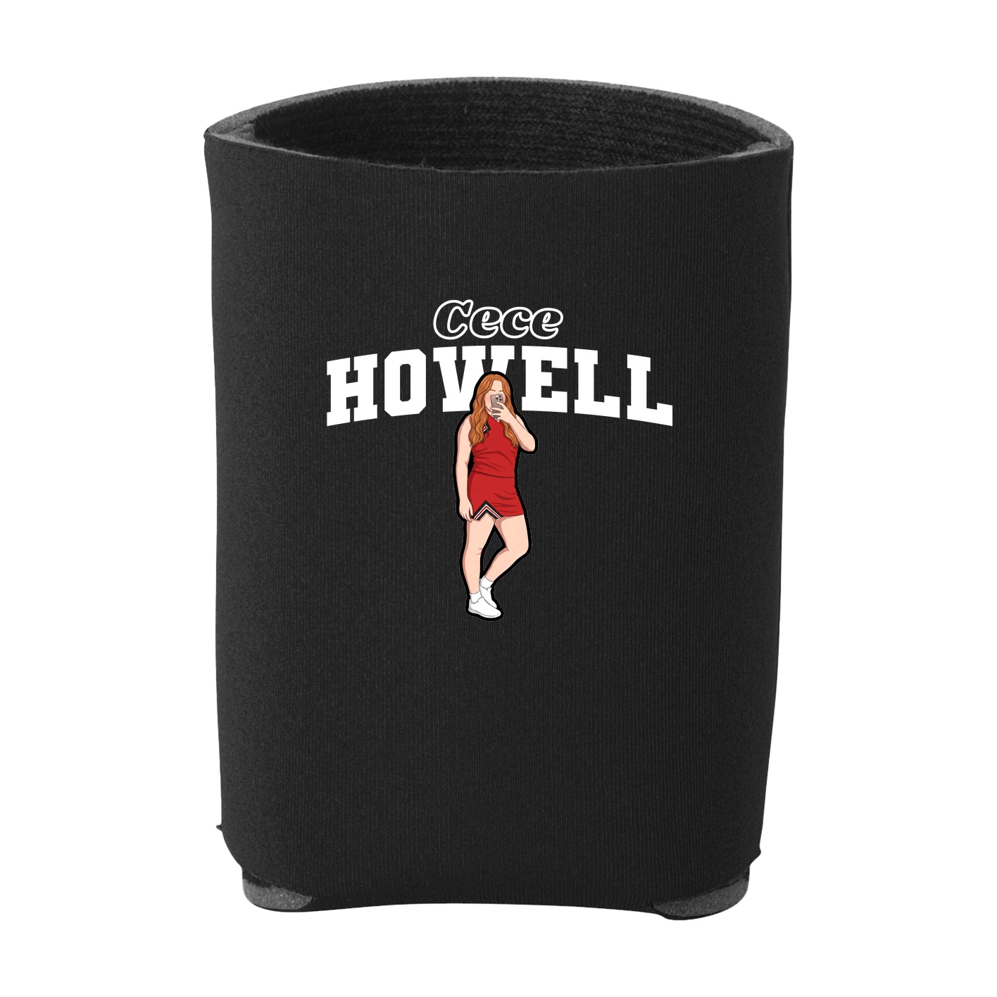 Can Holder — Name Arch in Black