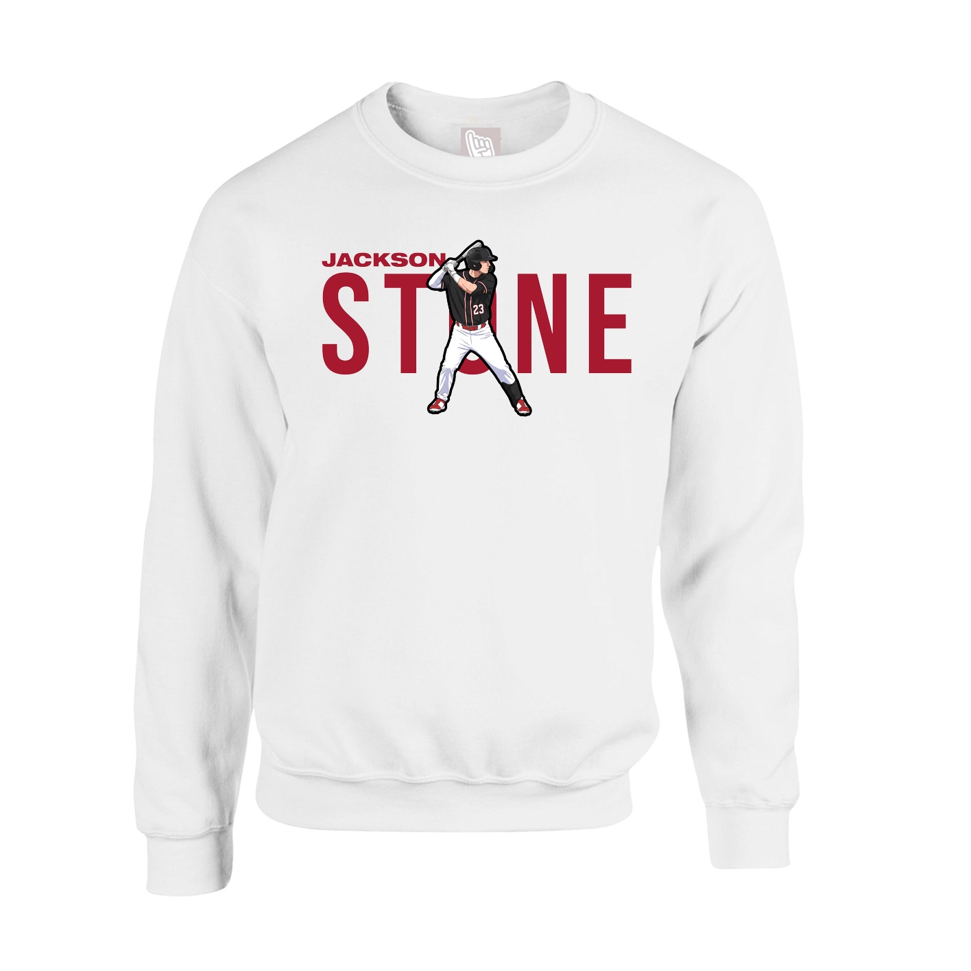 Fleece Crew — Player Name in White