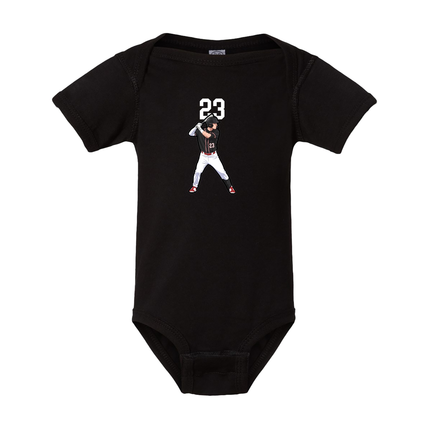 Baby Onesie — Number Top in Black