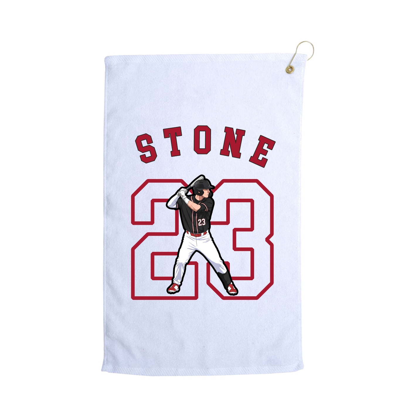 Golf Towel — Shirsey Arch in White
