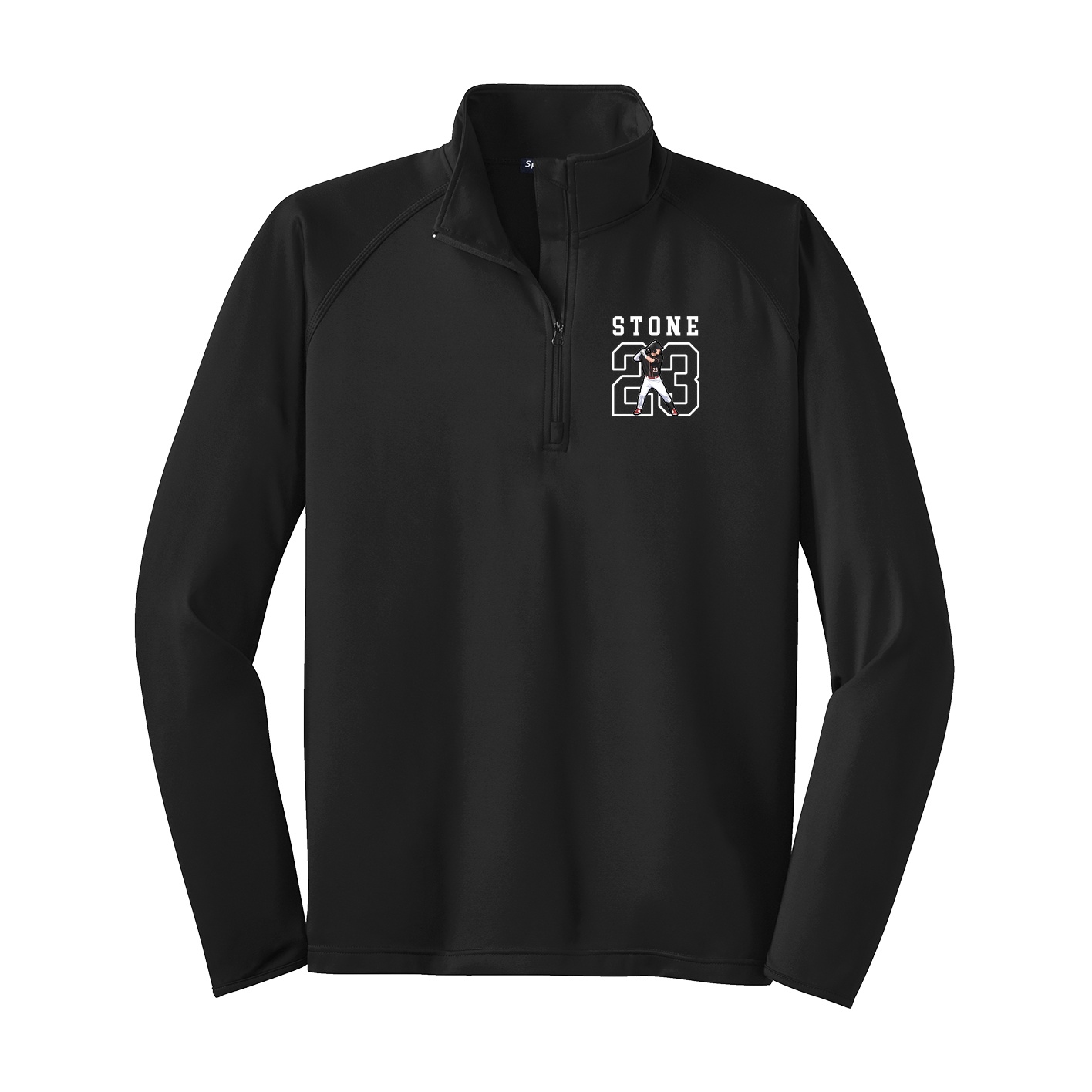 Q-Zip Pullover — Shirsey in Black