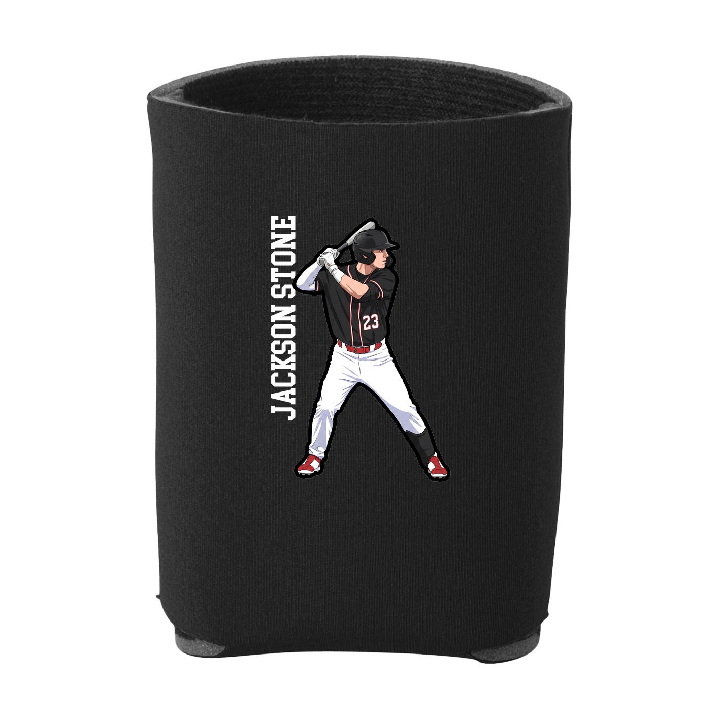 Can Holder — Name Vertical in Black