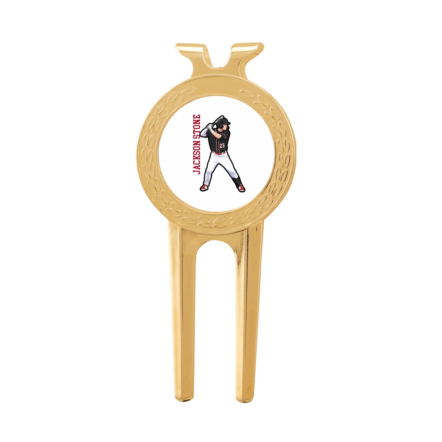 Divot Tool with Ball Marker — Name Vertical in Classic